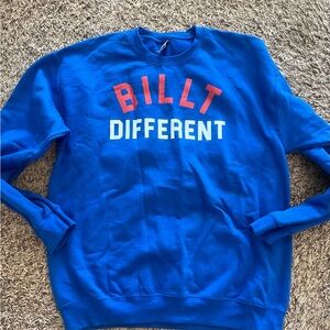 Blue 'BILLT DIFFERENT' Men's Sweater